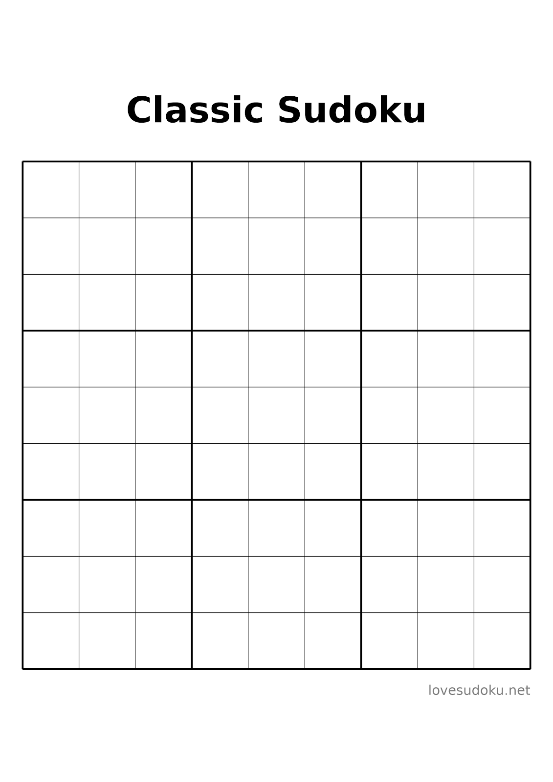 wooden sudoku game board